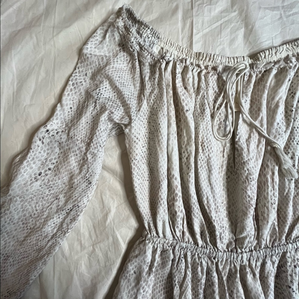 The Jetset Diaries Python Off Shoulder Mini Dress… - image 4